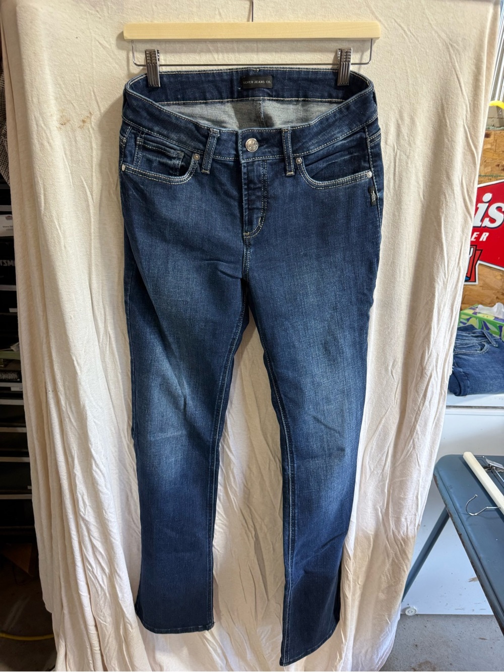 Silver Jeans Dark Blue Women’s Jeans - Classic Slim Fit